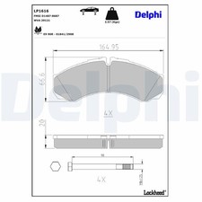 Rear Disc Brake Brake Pad Set