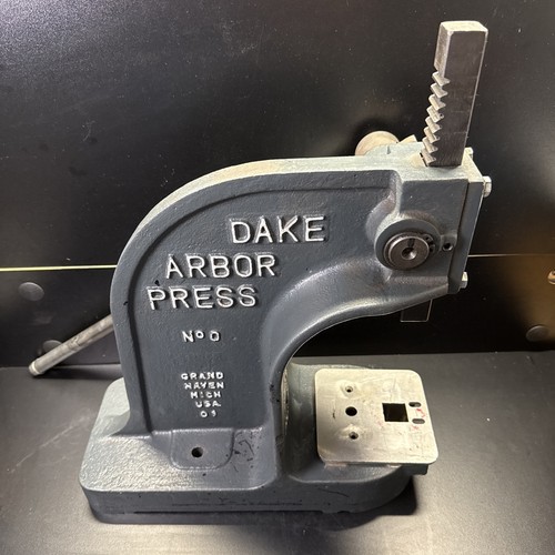 Dake single leverage arbor - #0,