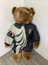 Formula 1 Silverstone Mascot Giant Teddy Bear In Race Suit 50"