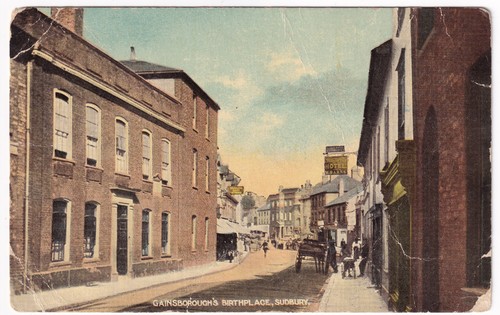 Sudbury suffolk postcard - sudbury,