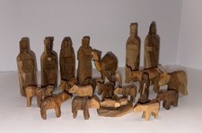 Vintage Olive Wood Nativity