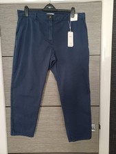 Ladies M&S Navy Chinos