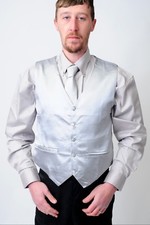 Mens formal party Wedding waist coat Waiters Waistcoats in 20 colors All sizes