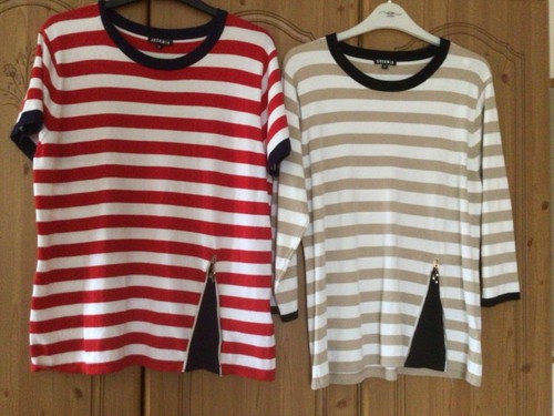 Casamia stripe tops 36 - casamia, x2