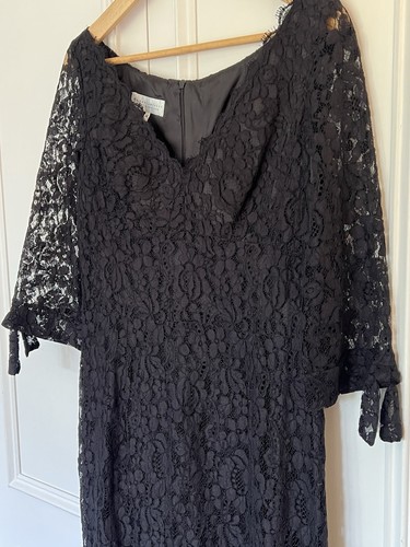 Paddy campbell long black lace - long,