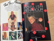 2 X ROD STEWART TOUR PROGRAMMES 1978/79 & 1980/82 + 2 TICKETS