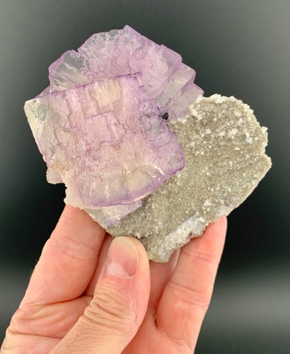Msm57 fluorite with dolomite - msm57-,
