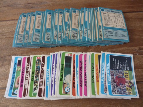 Topps blue back football cards - topps,