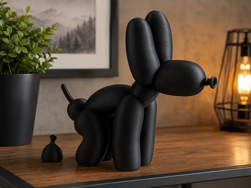 Balloon dog sculpture - dog, modern