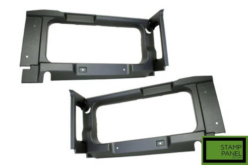 Dark grey rear window surround - dark,