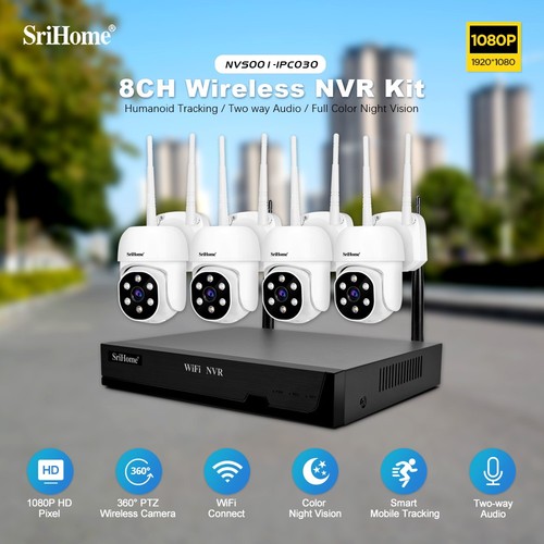 Sri home 8ch wirelss nvr - sri,