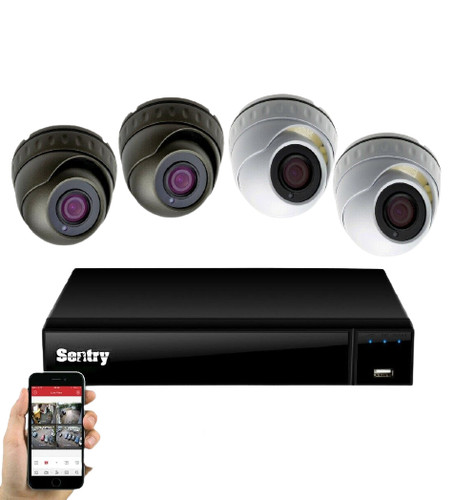 Cctv kit system sentry dvr - kit,