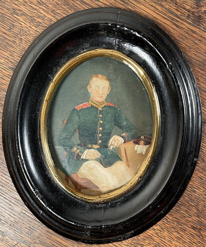 Antique miniature portrait - antique,
