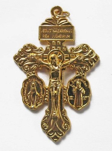 Pardon crucifix gold plated - pardon,