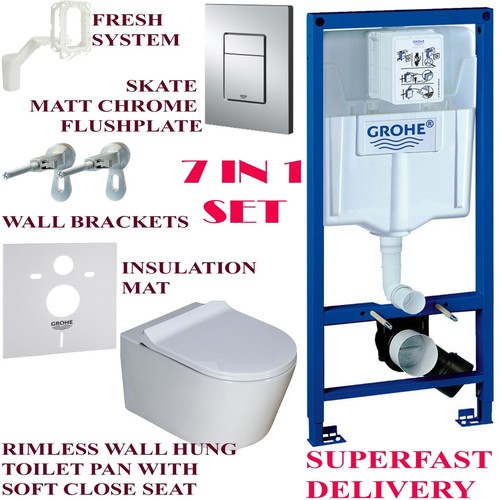 Grohe rapid 7in1 - frame,, wall