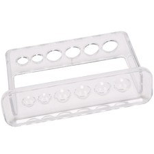 Plastic Clear Test Tube Rack 6 Holes Stand Lab Test Tube Stand Shelf School2027