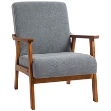 Homcom armchair with wide - homcom,