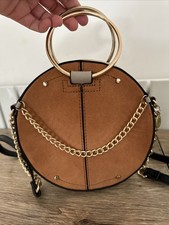 River Island Round Tan Gold
