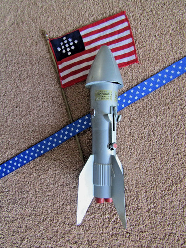 Vintage astro rocket - rocket, ship