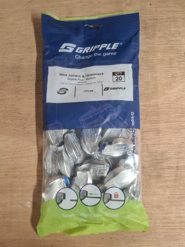 Medium gripple wire joiners - 20,