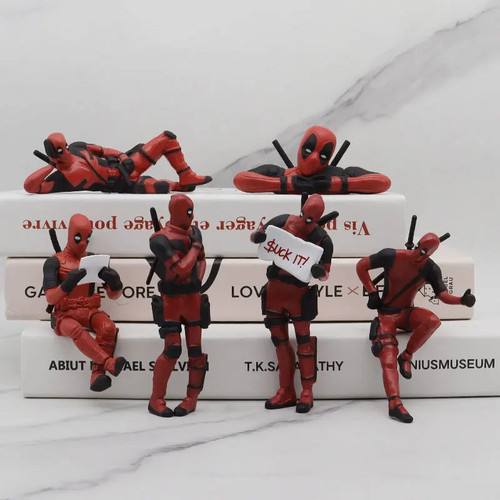 6pcs deadpool marvel figure - 6pcs,