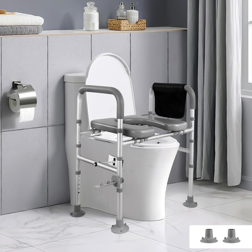 Raised toilet seat frame - seat,