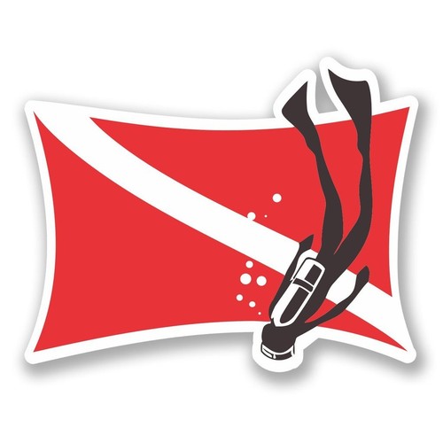 Scuba diving flag - 2, x