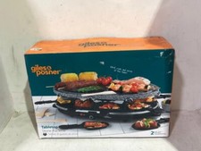 Giles & Posner Electric 8-Piece Stone Raclette Grill Non-Stick Boxed