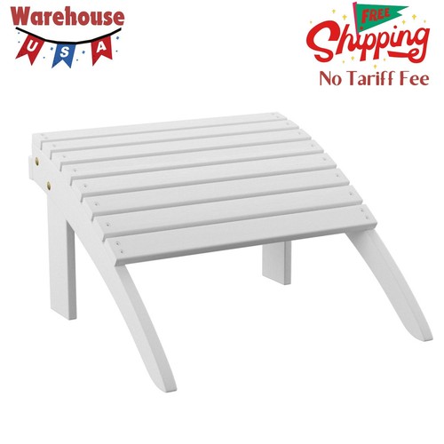 Arched wooden ottoman - wooden, with