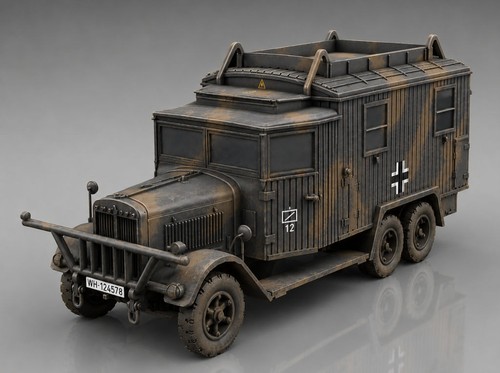 Henschel type radio truck - henschel,