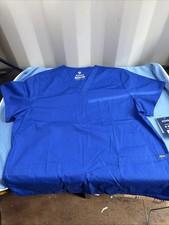 Adar Unisex Scrub Top  Blue
