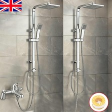 Shower Kit Twin Head Chrome