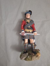 Sculptures UK Handmade Resin Scottish Warrior Figure 6.5 Inch Tall