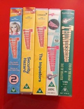 5 Thunderbirds Videos VHS Gerry Anderson Videos TESTED