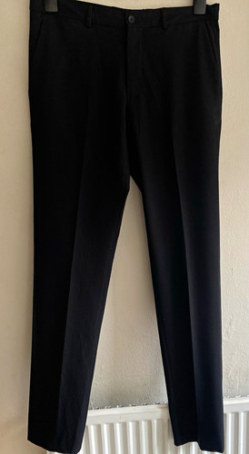 Mens black flat front - mens,