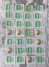 100 2nd class barcode - class, stamps