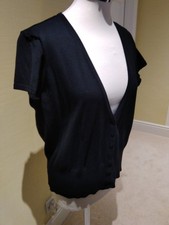 Ladies Black M&Co. Cap Sleeve