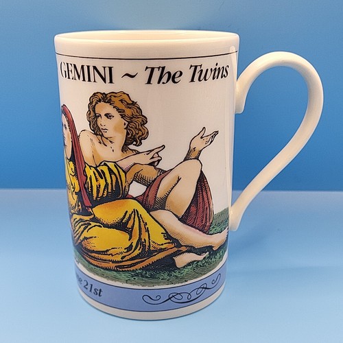 Dunoon gemini zodiac mug - gemini, fine