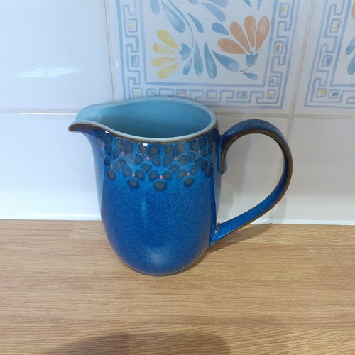 Denby midnight blue jug - midnight,