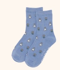 Baggu Crew Socks Miffy Flowers