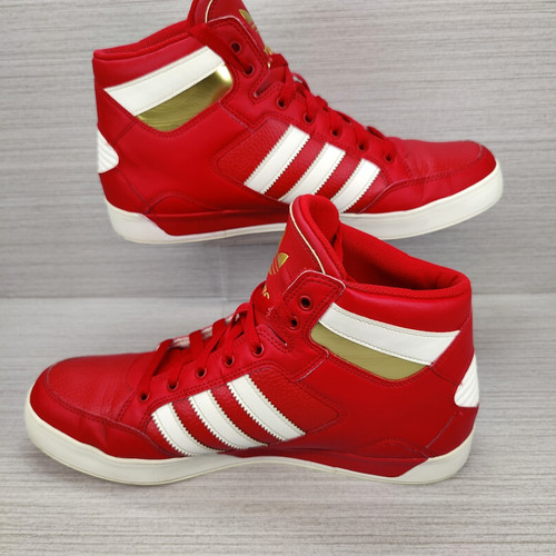 Adidas top ten red white - hi,
