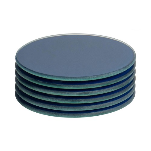 Glass round coasters 10cm - 10cm,