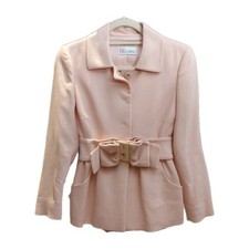  Valentino Rare Pink Bow Jacket, Sz Uk 8,  Italian 40. 