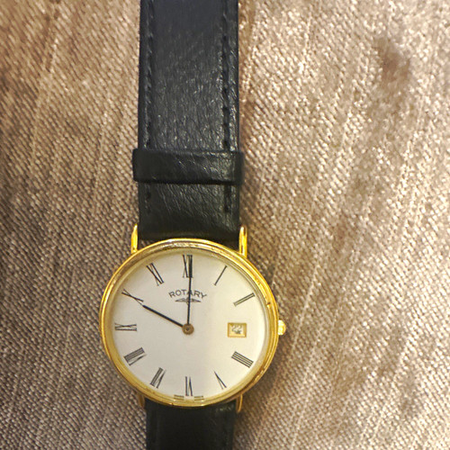 Rotary swiss made quartz - swiss, gold
