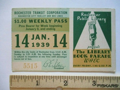 Orig 1939 rochester transit - 1939,