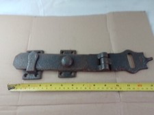 Antique Door Latch Hand Forged Blacksmith Made Old Barn Left or Right