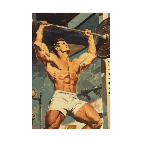 Vintage bodybuilding bench - vintage,