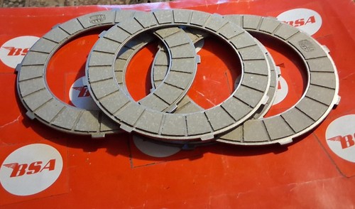 Bsa suflex clutch plates - , four
