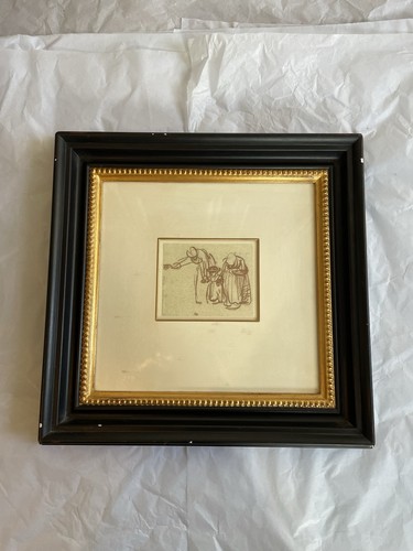 Vintage framed pencil - a,