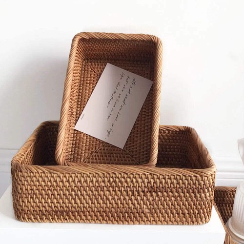 Rattan wicker basket - rattan,